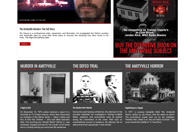 Screenshot 2023-09-27 at 15-12-04 Amityville Murders A website detailing the 1974 DeFeo Murders also known as the Amityville Murders that inspired The Amityville Horror